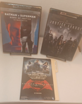 Batman V Superman (4K) + Justice League (4K) + Movie Cards-NEW-Box S&amp;H - £27.20 GBP