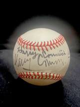 Harry Connick Jr &amp; Harry Connick Sr Autographed Rawlings ONL Baseball JS... - $280.25