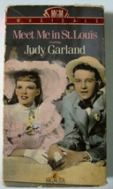 MGM Musicals Meet Me in St. Louis staring Judy Garland VHS 1988 - £4.66 GBP