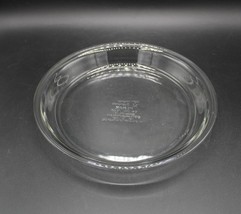 Anchor Hocking Ovenware #1060 9&quot; Clear Glass Pie Plate Baking Dish .75 Qt USA - £9.30 GBP