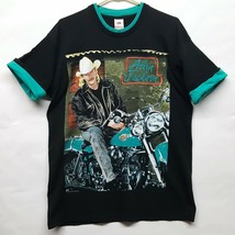 Vtg Alan Jackson T Shirt Sz L A Lot About Livin 90s Tour Country Harley Davidson - £44.66 GBP