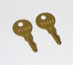 2 - FX252 Keys fit older ITE Electrical Breaker Panel Panelboard Trim Locks - £8.64 GBP