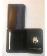 Police Officer Thin Blue Line Officer Mother  Mini Shield  ID Wallet - £17.53 GBP