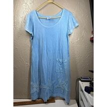 MiMi Cotton Nightgown 100% Cotton Starfish Beach Island Cottagecore Size... - €21,64 EUR