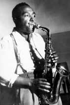 charlie parker jazz legend playing saxophone 18x24 Poster - $23.99