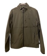 Free Country Mens Jacket Small 34-36 Free Cycle SoftShell Olive Wind Wat... - $22.95 CAD