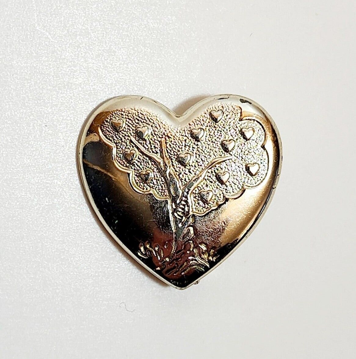 Primary image for 1991 Variety Club Pin Vintage Heart Tree Gold Tone Charity