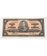 1937 Bank of Canada Note in About Uncirculated Condition Pick #59c - €332,48 EUR