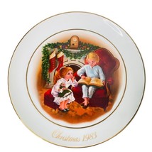 &quot;Enjoying the Night Before Christmas&quot; 1983 Avon Christmas Memories Plate Series - £11.18 GBP