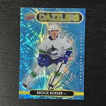 2021-22 Upper Deck Series 1 Hockey Brock Boeser Dazzlers DZ-43 - £1.57 GBP