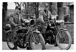 Special Delivery Messengers On Flying Merkle Motorcycles 4X6 Photo - £8.35 GBP