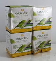 OrganYc Cotton Tampons 100% Certified Plant Based Eco Applicator Reg Flo... - £19.08 GBP