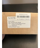 SENTO 3-Handle Tub Shower Trim Kit for Price Pfister, Matte Black, Heavy... - $94.37 CAD