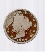 1904 Liberty Head V Nickel - Circulated - Ungraded - £4.73 GBP