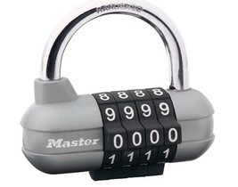 Master Lock Pro Sport combination padlock Die Cast 64mm 4 Digit Wheels T33 - $589.02 MXN
