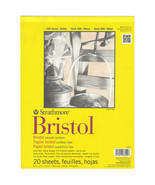 Strathmore Bristol Smooth Paper Pad 9&quot;X12&quot;-20 Sheets - $19.06
