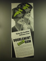 1939 Wrigley&#39;s Doublemint Gum Ad - Enjoy this healthful delicious treat  - £14.73 GBP