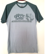 Disneyland Epcot Center t-shirt size S men blue 100% cotton raised print - £11.16 GBP