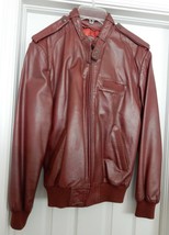 Vintage Chess King Leather Jacket Coat Motorcycle Biker Cordovan (?) Men... - £55.36 GBP