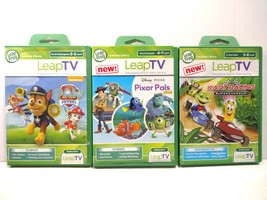 Lot Of 3 LeapTV Leap Frog Learning Library Set Video Gaming Math Science - $17.10