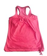 Athleta Women’s Small Workout RacerBack Tank W/Built In Bra Drawstring A... - $170.33 MXN