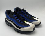 Nike Air Max 95 SE Black/White/Blue Shoes DQ0268-001 Men&#39;s Size 8 - $119.95