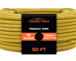 18 Gauge Car Audio Primary Wire (50ftYellow) Remote, Power/Ground Electr... - $15.99
