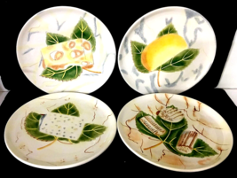 Mikasa Fromage Appetizer Plates Set of 4  8&quot; diameter w/ Original Stickers - $11.69