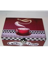NEW Coffee Time K-Cup Keurig Nespresso Cup Holder Vintage Decoupage Stor... - $96.02 CAD