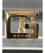Gucci Gold G Logo Scarf Holder Ring Accessory - €86,42 EUR