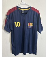 Vintage FC Barcelona FCB Messi #10 Soccer Jersey Men’s Size Medium - $29.69