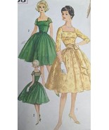 Rockabilly! 16/36 Vintage Simplicity 3663 RARE Sewing Pattern Dress Slip... - $29.96