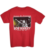 Bob Marley Songs Of Freedom Mens Zion Graphic T-Shirt Red Medium M - £15.55 GBP