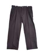 George Men&#39;s Chino Dress Pants Size 40x30 Black Cuffed - €13,48 EUR