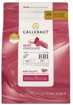Callebaut Ruby Couverture Chocolate Callets | Recipe RB1 | Crafted from the Ruby - £214.14 GBP