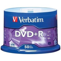 Verbatim 95037 4.7GB DVD+Rs (50-ct Spindle) - £42.73 GBP