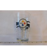 Pittsburg Steelers Pint Glass Beer Mug Glass 5 3/4&quot; Tall X 3 3/8&quot; **Spot... - £14.16 GBP