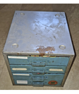 VINTAGE COMPONENTS AND PARTS LOT WITH CABINET / FINAL PRICE - $237.48 MXN