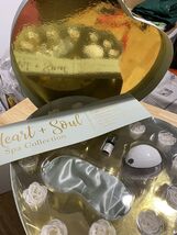 17 Piece Spa Collection Heart &amp; Soul  Diffuser Oil, Soap Glass And Eye M... - $39.71