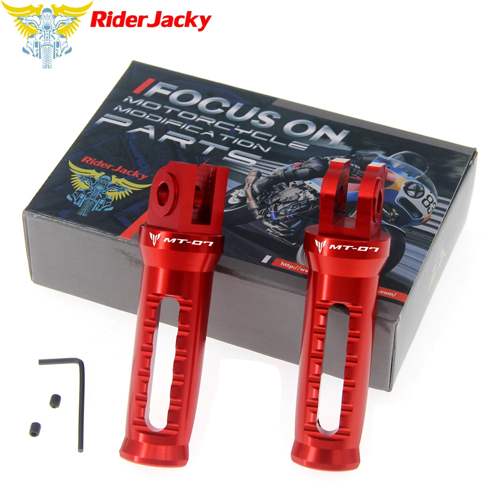 Iderjacky for yamaha mt 07 mt 07 mt07 2018 2019 motorcycle front footrest foot pegs cnc thumb200