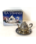 Vintage Webster Wilcox International Silver Co. Silverplate Tea Strainer... - $18.99