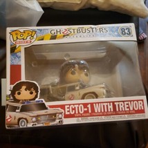 Funko POP! Rides -Ghostbusters Afterlife Vinyl Figure Set ECTO-1 WITH TREVOR #83 - £21.26 GBP