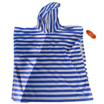 Wonder Nation Girl S 6 -6X SwimSuit Cover up Poncho Stripe Blue UPF 50+ New  - £7.83 GBP