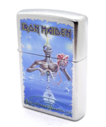 Iron Maiden Maiden Seventh Son Of A Seventh Son Zippo Lighter Street Chrome - £26.36 GBP