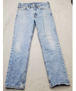 Levi&#39;s 541 Jeans Men&#39;s 32/30 Blue Denim Mid Rise Straight Fit Distressed... - £15.26 GBP
