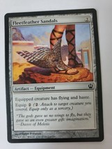 MTG Magic The Gathering Card Fleetfeather Sandals Artifact Equipment Theros 2013 - $7.67