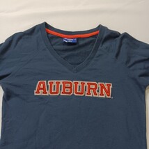 Vintage Auburn Champion Excellence Heritage Girl's Small Blue Long Sleeve Shirt  image 4