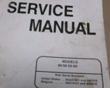 Mercury Mariner 40 50 55 60 Service Shop Repair Manual 90-852572R1 - $14.99