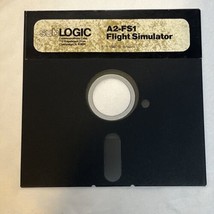 A2-FS1 Flight Simulator Apple II SubLogic 1980 UNTESTED - $74.99