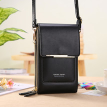 PU Leather Women Handbags Touch Screen Phone Purse for Girls Female Mini Card Ho - £19.13 GBP
